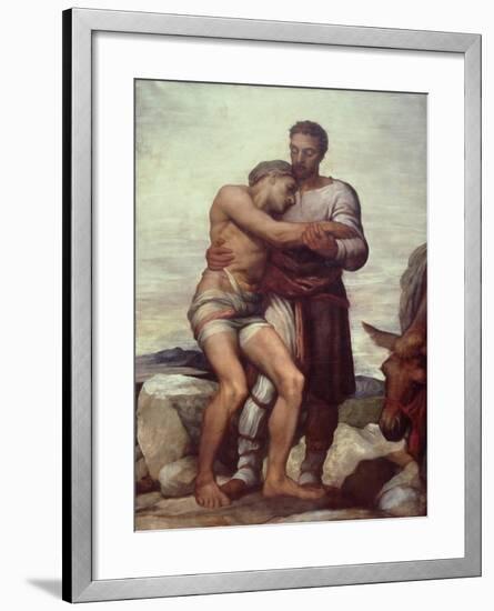 The Good Samaritan, 1852-George Frederick Watts-Framed Giclee Print