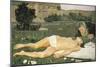 The Good Samaritan, 1886-Ferdinand Hodler-Mounted Giclee Print