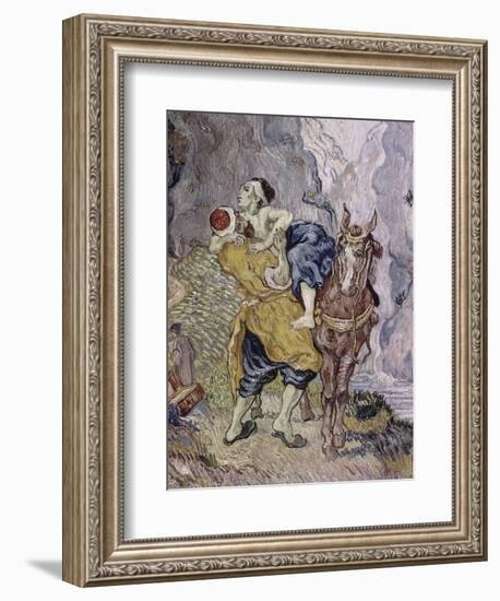 The Good Samaritan, 1890-Vincent van Gogh-Framed Giclee Print