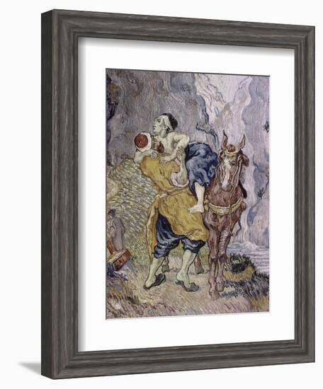 The Good Samaritan, 1890-Vincent van Gogh-Framed Giclee Print