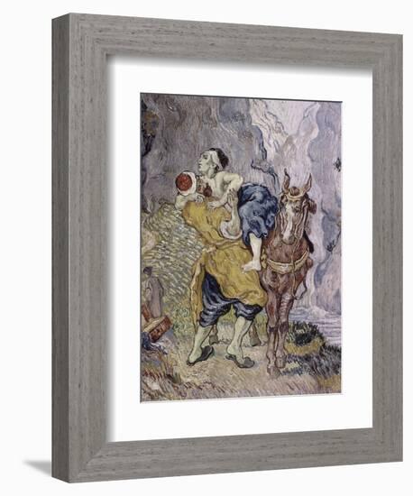 The Good Samaritan, 1890-Vincent van Gogh-Framed Giclee Print