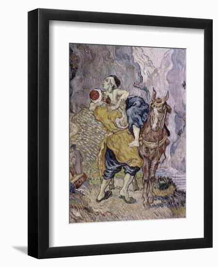 The Good Samaritan, 1890-Vincent van Gogh-Framed Giclee Print