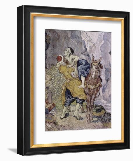 The Good Samaritan, 1890-Vincent van Gogh-Framed Giclee Print