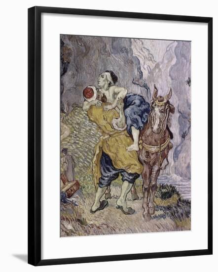 The Good Samaritan, 1890-Vincent van Gogh-Framed Giclee Print