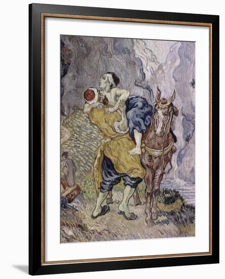 The Good Samaritan, 1890-Vincent van Gogh-Framed Giclee Print