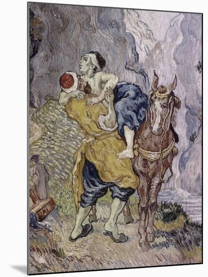 The Good Samaritan, 1890-Vincent van Gogh-Mounted Giclee Print
