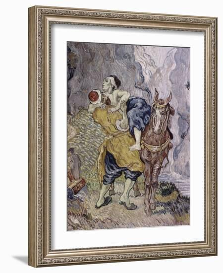 The Good Samaritan, 1890-Vincent van Gogh-Framed Giclee Print