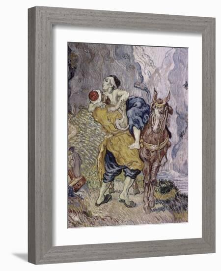 The Good Samaritan, 1890-Vincent van Gogh-Framed Giclee Print