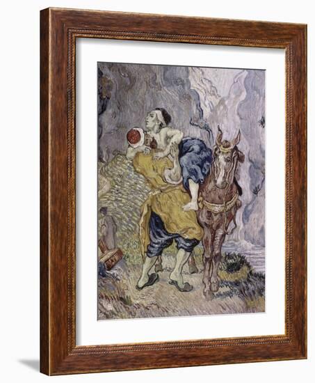 The Good Samaritan, 1890-Vincent van Gogh-Framed Giclee Print