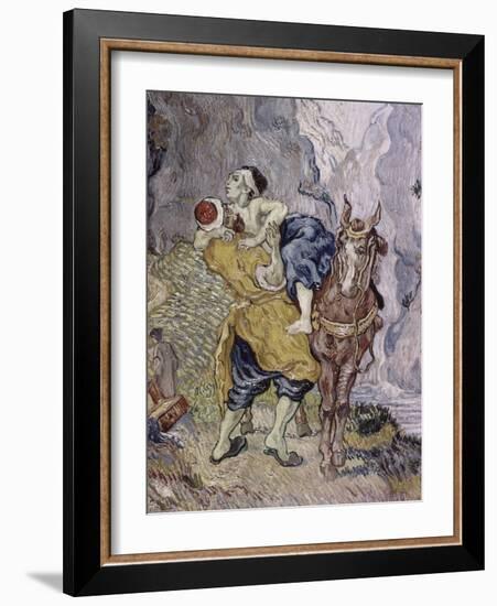 The Good Samaritan, 1890-Vincent van Gogh-Framed Giclee Print