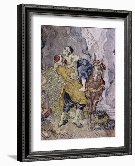 The Good Samaritan, 1890-Vincent van Gogh-Framed Giclee Print