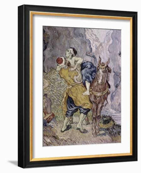 The Good Samaritan, 1890-Vincent van Gogh-Framed Giclee Print