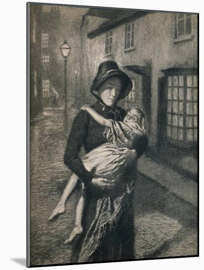 'The Good Samaritan', 1911, (1912)-Gunning King-Mounted Giclee Print