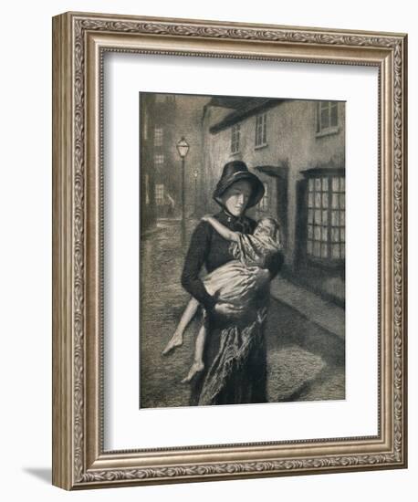 'The Good Samaritan', 1911, (1912)-Gunning King-Framed Giclee Print