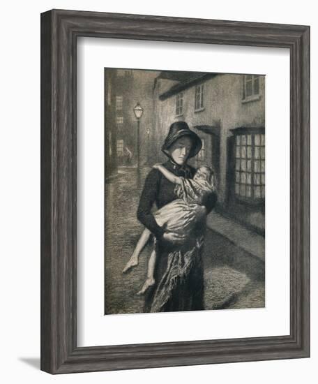 'The Good Samaritan', 1911, (1912)-Gunning King-Framed Giclee Print