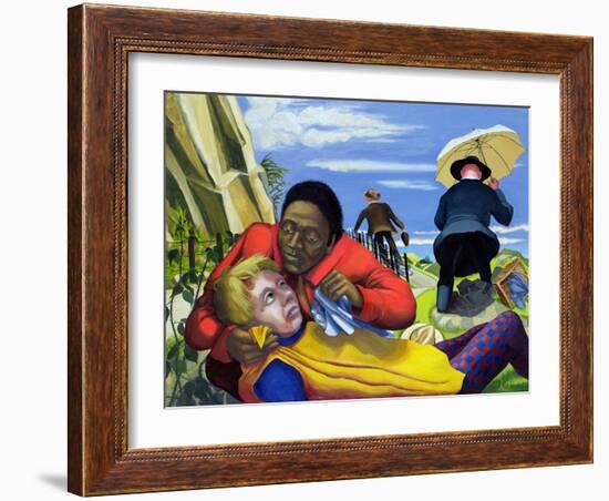 The Good Samaritan, 1994-Dinah Roe Kendall-Framed Giclee Print