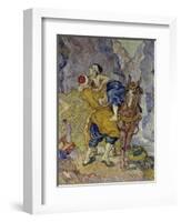 The Good Samaritan (After Delacroix), 1890-Vincent van Gogh-Framed Giclee Print