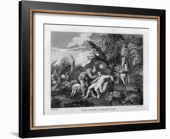 The Good Samaritan by William Hogarth-William Hogarth-Framed Giclee Print