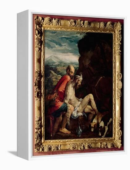 The Good Samaritan, c.1550-70-Jacopo Bassano-Framed Premier Image Canvas