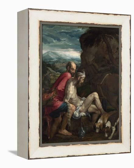 The Good Samaritan, Ca 1562-1563-Jacopo Bassano-Framed Premier Image Canvas