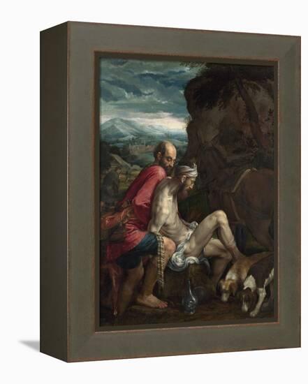 The Good Samaritan, Ca 1562-1563-Jacopo Bassano-Framed Premier Image Canvas