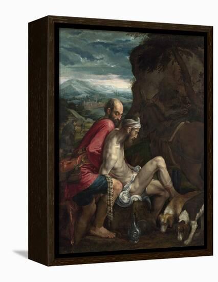 The Good Samaritan, Ca 1562-1563-Jacopo Bassano-Framed Premier Image Canvas