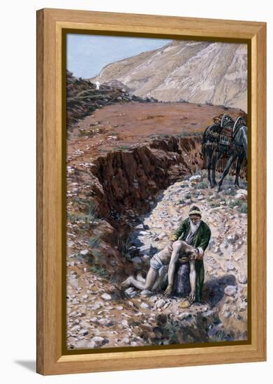 The Good Samaritan, Illustration for 'The Life of Christ', C.1886-94-James Tissot-Framed Premier Image Canvas