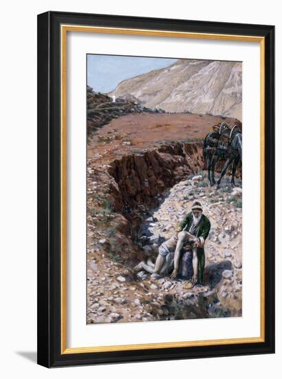 The Good Samaritan, Illustration for 'The Life of Christ', C.1886-94-James Tissot-Framed Giclee Print