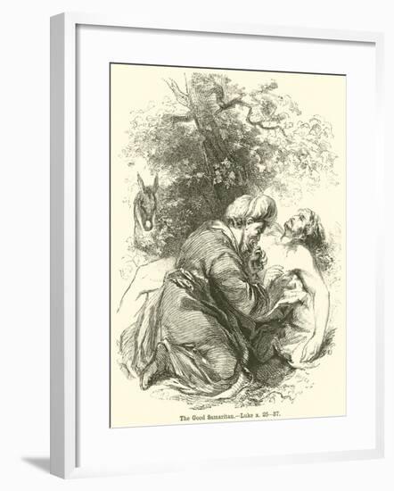 The Good Samaritan, Luke, X, 25, 37-null-Framed Giclee Print