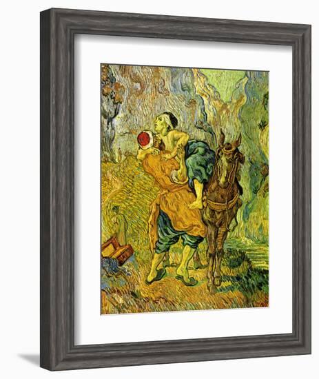 The Good Samaritan-Vincent van Gogh-Framed Art Print