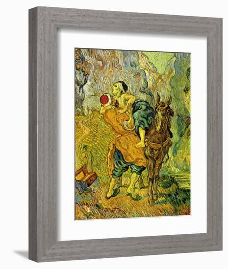 The Good Samaritan-Vincent van Gogh-Framed Art Print