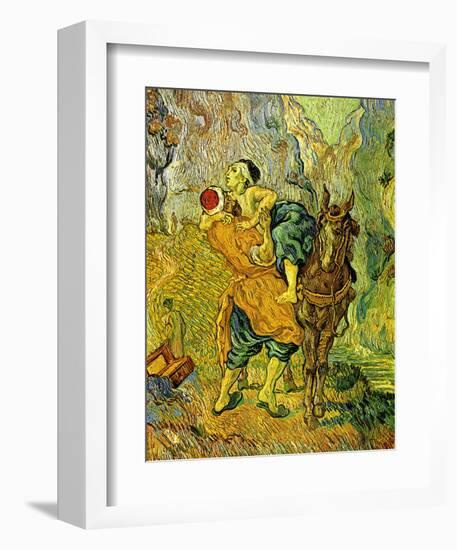 The Good Samaritan-Vincent van Gogh-Framed Art Print