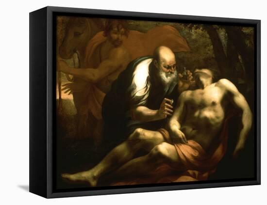 The Good Samaritan-Antonio Zanchi-Framed Premier Image Canvas