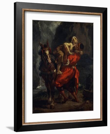 The Good Samaritan-Eugene Delacroix-Framed Premium Giclee Print