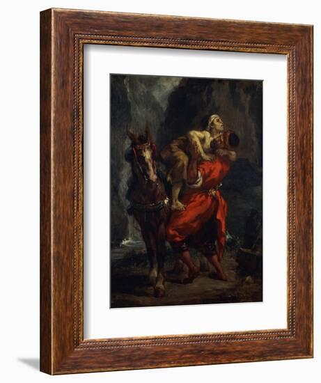 The Good Samaritan-Eugene Delacroix-Framed Giclee Print