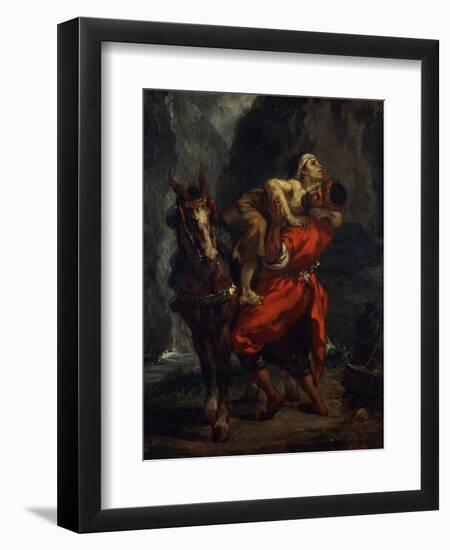 The Good Samaritan-Eugene Delacroix-Framed Giclee Print