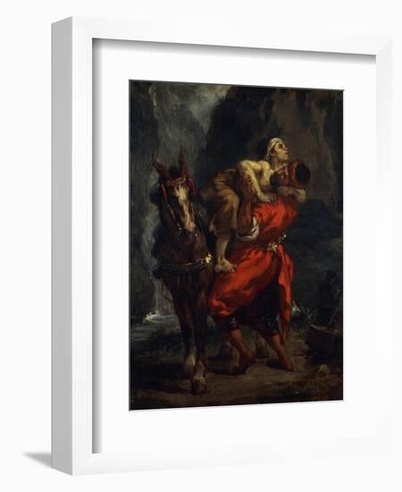 The Good Samaritan-Eugene Delacroix-Framed Giclee Print