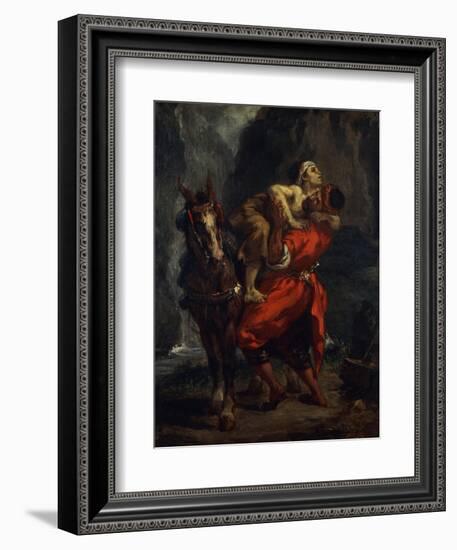 The Good Samaritan-Eugene Delacroix-Framed Giclee Print