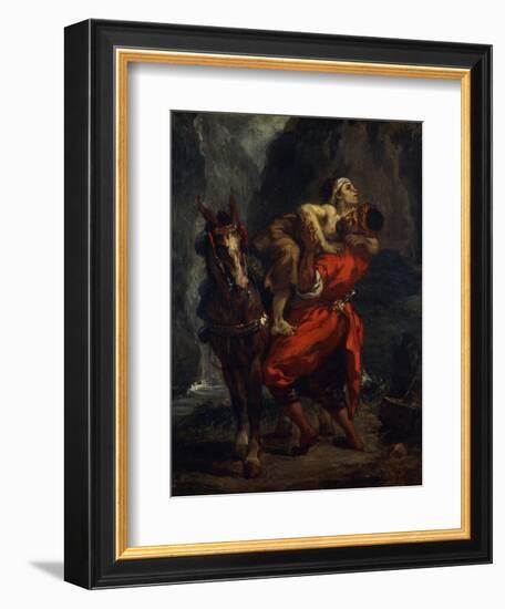 The Good Samaritan-Eugene Delacroix-Framed Giclee Print