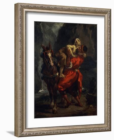 The Good Samaritan-Eugene Delacroix-Framed Giclee Print