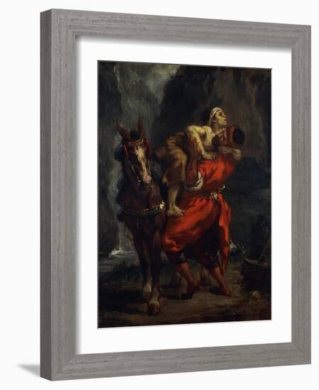 The Good Samaritan-Eugene Delacroix-Framed Giclee Print