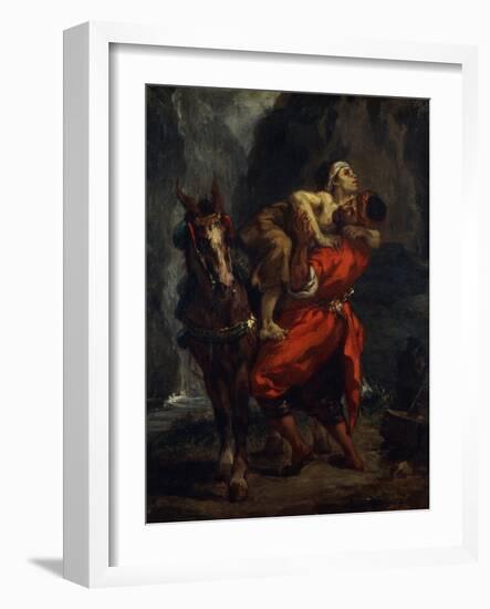 The Good Samaritan-Eugene Delacroix-Framed Giclee Print