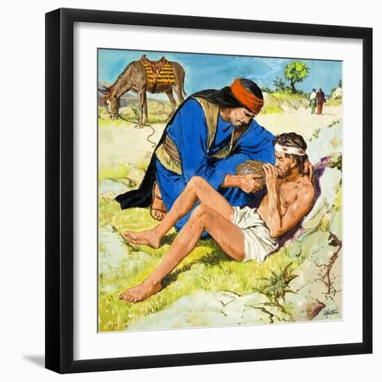 The Good Samaritan-Clive Uptton-Framed Giclee Print