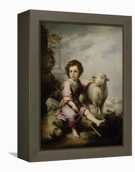 The Good Shepherd, Ca. 1660, Spanish School-Bartolome Esteban Murillo-Framed Premier Image Canvas