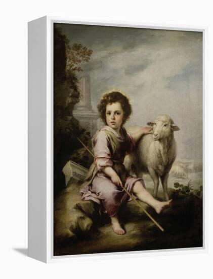 The Good Shepherd, Ca. 1660, Spanish School-Bartolome Esteban Murillo-Framed Premier Image Canvas