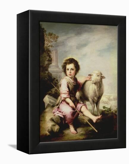 The Good Shepherd, circa 1650-Bartolome Esteban Murillo-Framed Premier Image Canvas