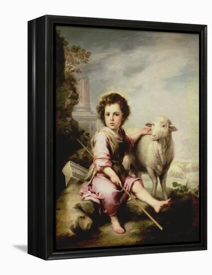 The Good Shepherd, circa 1650-Bartolome Esteban Murillo-Framed Premier Image Canvas