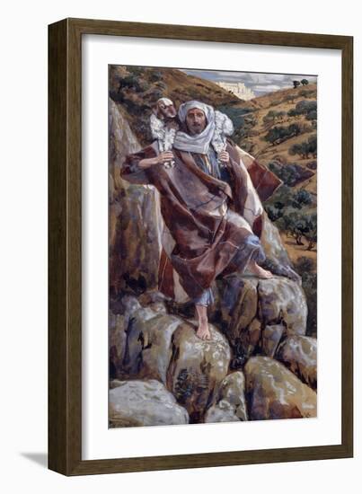 The Good Shepherd, Illustration for 'The Life of Christ', C.1886-94-James Tissot-Framed Giclee Print