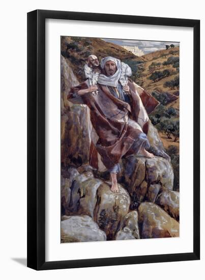 The Good Shepherd, Illustration for 'The Life of Christ', C.1886-94-James Tissot-Framed Giclee Print