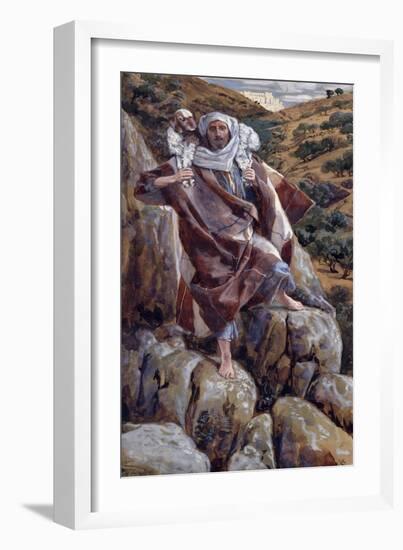 The Good Shepherd, Illustration for 'The Life of Christ', C.1886-94-James Tissot-Framed Giclee Print